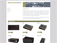 Tablet Screenshot of albatrosaudio.com